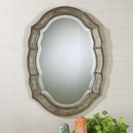 12530 B Uttermost Fifi Etched Antique Gold Mirror ,